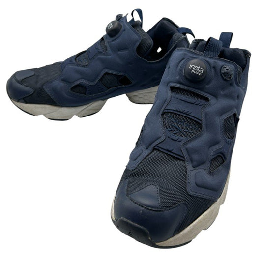 REEBOK リーボック インスタポンプフューリー スニーカー V65752 28.5cm 靴 シューズ メンズ ネイビー 中古 W４