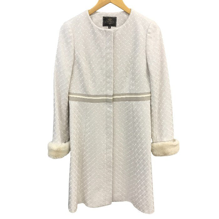 TOCCA トッカ ロングコート レディース 冬 アウター ベージュ Mサイズ 中古 M1
