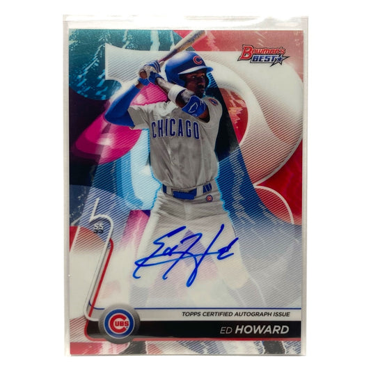 TOPPS MLBカード BOWMAN'S BEST ED HOWARD CUBS #B20-ЕНО 中古 IT2