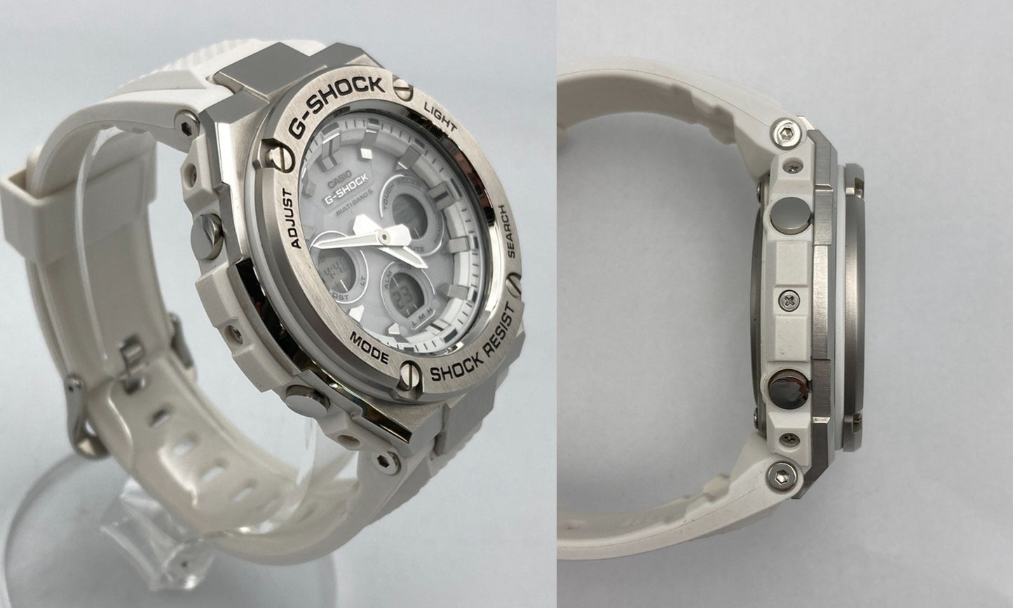 CASIO カシオ G-SHOCK G-STEEL 電波ソーラー 20気圧防水 腕時計 GST-W310-7AJF 中古 D4