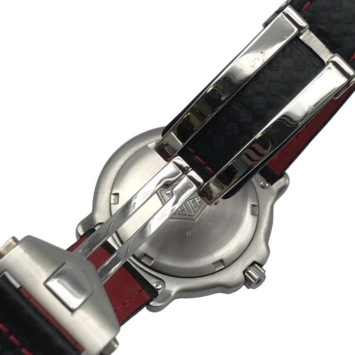 TAG HEUER タグホイヤー 6000シリーズ プロフェッショナル 腕時計 メンズ アナログ クォーツ デイト professional ステンレス シルバー/グレー WH1112 中古 T1