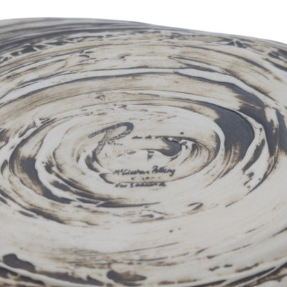 【未使用品】 McGlashen Pottery Royce McGlashen ニュージーランド製 パウア オーバルボウル 中古 H4