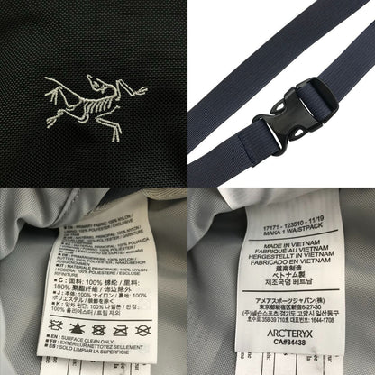 ARC'TERYX アークテリクス MAKA1 ウエストバッグ ユニセックス マカ ショルダーバッグ 斜め掛け ネイビー 17171-123510 中古 T1
