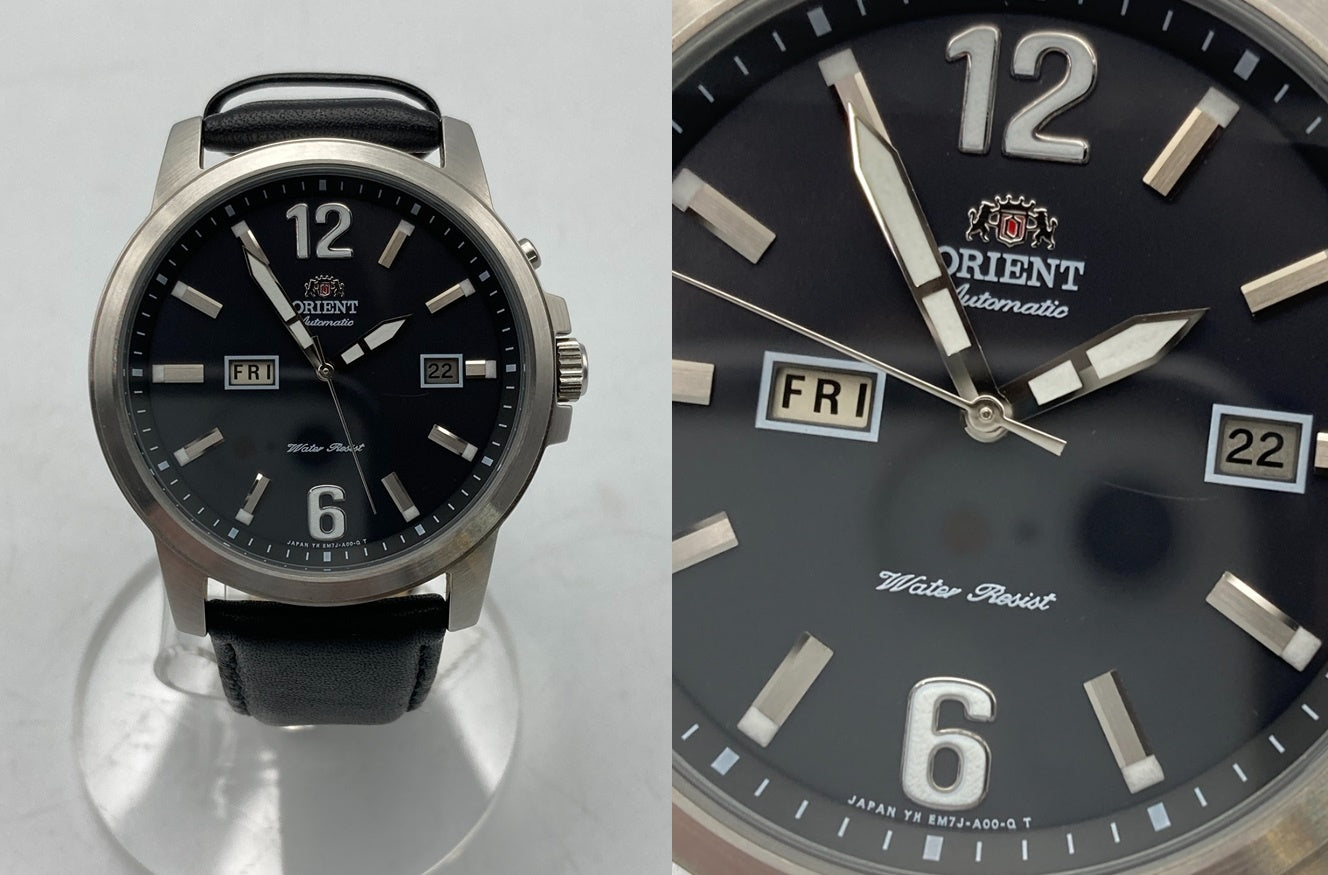 ORIENT オリエント 自動巻き 腕時計 裏スケルトン EM7J-C5-B 中古 D4