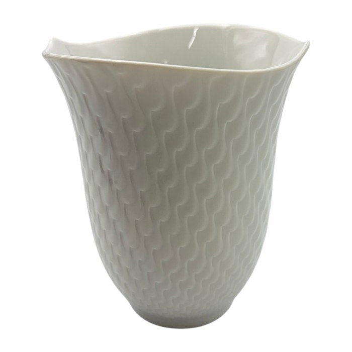 Meissen マイセン 波の戯れ タンブラー ホワイト 洋食器 食器 コップ 中古 W４