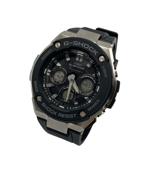 CASIO G-SHOCK(ジーショック) G-STEEL(Gスチール)  電波ソーラー 腕時計 GST-W300-1AJF 中古 D4