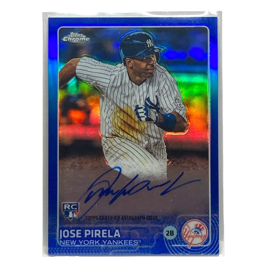 TOPPS MLBカード CHROME JOSE PIRELA YANKEES 023/150 #AR-JPA 中古 IT2
