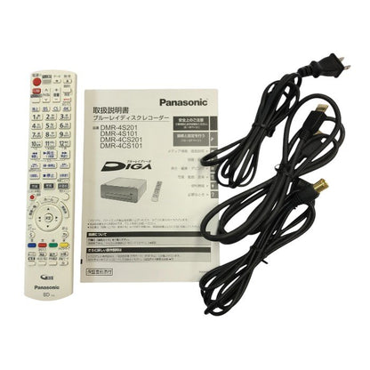 Panasonic DIGA ブルーレイレコーダー ホワイト HDD1TB 4Kチューナー内蔵 3チューナー スマホ連動 DMR-4CS101 中古 T1