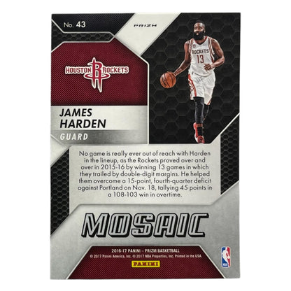 PANINI NBAカード PRIZM JAMES HARDEN ROCKETS #43 中古 IT2