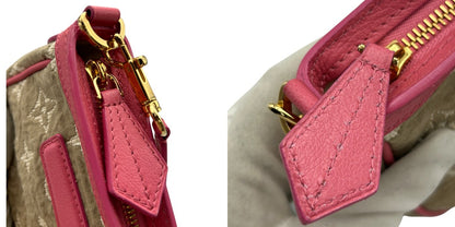 LOUIS VUITTON ルイヴィトン モノグラムサビア ポシェット・アクセソワール クルーズコレクション2011 M93069 ハンドバッグ ピンク レディース ブランド 中古 W４