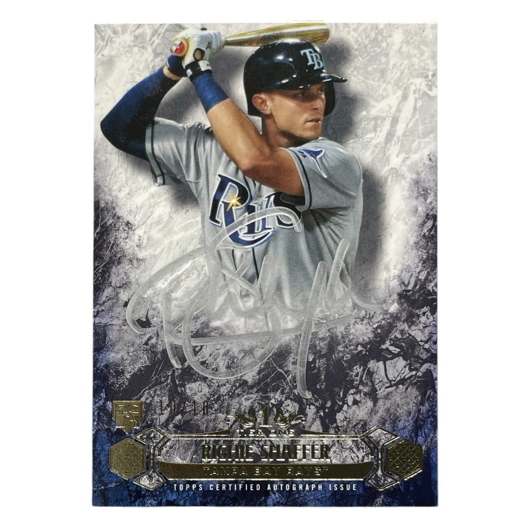 TOPPS MLBカード TIER ONE RICHIE SHAFFER TAMPA BAY RAYS /10 #BOA-RSA 中古 IT2