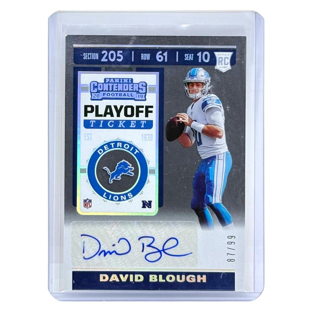 PANINI NFLカード CONTENDERS DAVID BLOUGH DETROIT LIONS /99 #214 中古 IT1