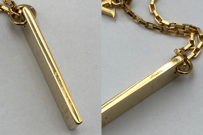 LOUIS VUITTON ルイヴィトン コリエダミエ ホワイト ネックレス M69472 中古 D4