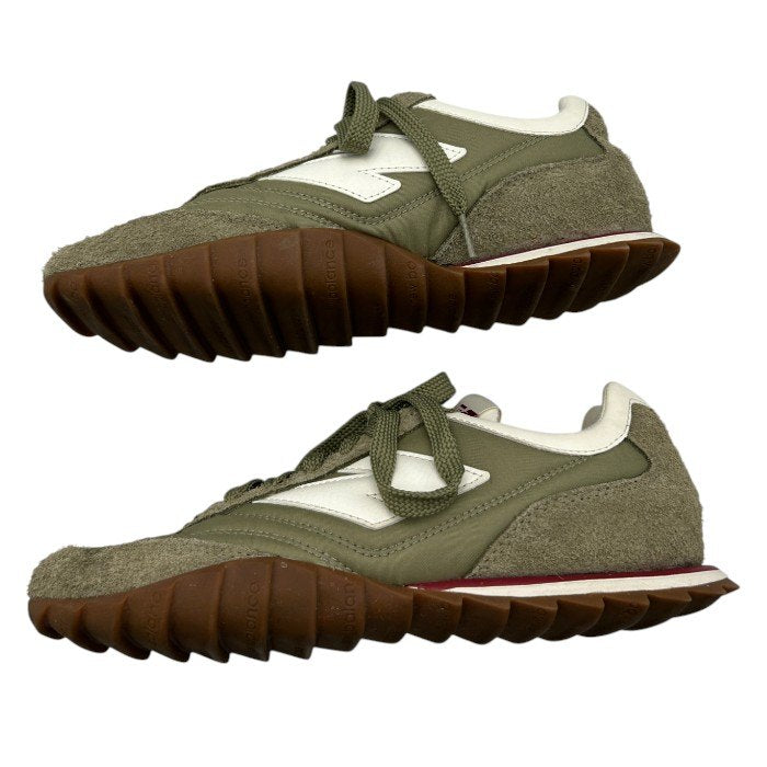new balance ニューバランス スニーカー URC30BB 27cm グリーン シューズ 靴 メンズ スエード 中古 W４
