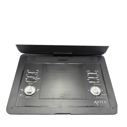 ASTEX ポータブルDVDプレーヤー AS-14TVR01 14インチ 持ち運び 録画対応 充電式 地デジ 中古 W４