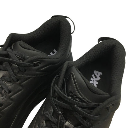 HOKA ONE ONE ホカ オネオネ ボンダイ BONDI SR BLACK 1110520 BBLC メンズ 厚底 ランニングシューズ アスレチックシューズ オールブラック 中古 Y4