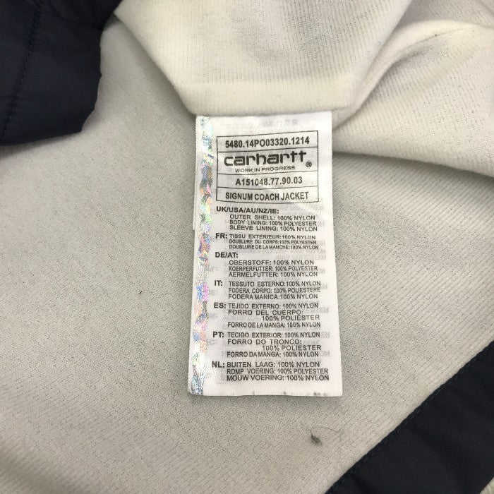 Carhartt カーハート ライトアウター メンズ 秋冬 コーチジャケット ネイビー Lサイズ 中古 M1