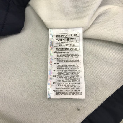 Carhartt カーハート ライトアウター メンズ 秋冬 コーチジャケット ネイビー Lサイズ 中古 M1