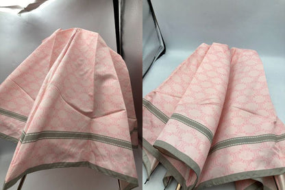 CELINE セリーヌ マカダム 折りたたみ 雨傘  ピンク 中古 D4