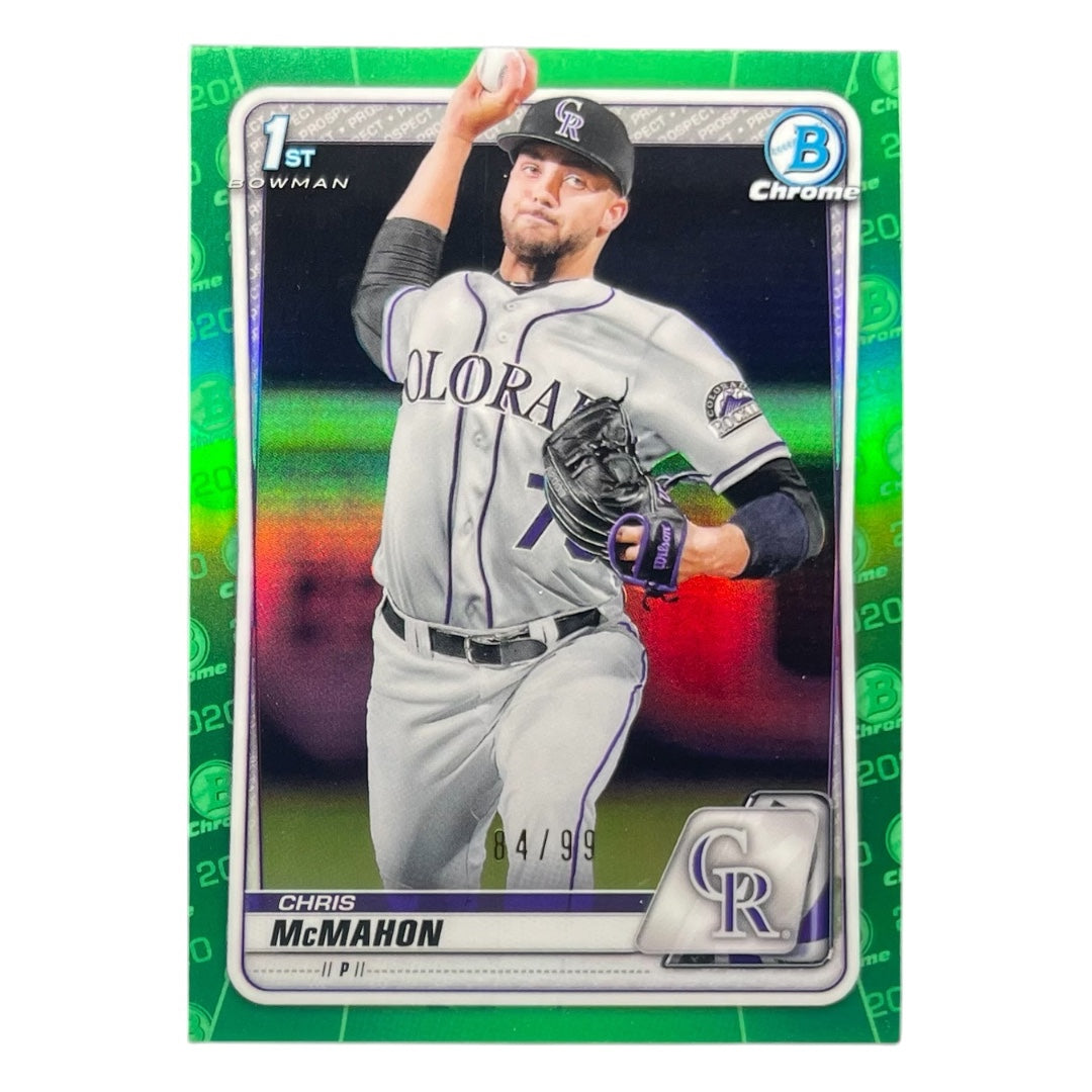 TOPPS MLBカード BOWMAN CHROME 1ST CHRIS MCMAHON COLORADO ROCKIES /99 #BD-43 中古 IT2