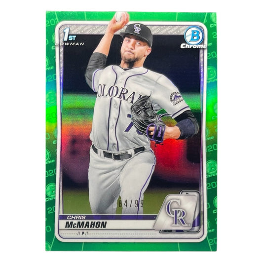 TOPPS MLBカード BOWMAN CHROME 1ST CHRIS MCMAHON COLORADO ROCKIES /99 #BD-43 中古 IT2