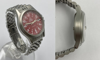 SWISS MILITARY スイスミリタリー 25石 裏スケルトン オートマティック 腕時計 5584 中古 D4