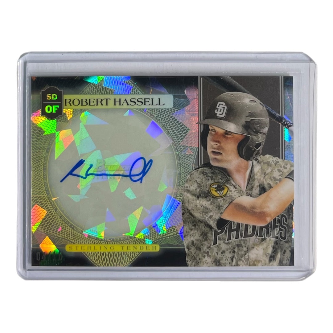 TOPPS MLBカード BOWMAN STERLING ROBERT HASSELL SAN DIEGO PADRES /10 #STA-RH 中古 IT2