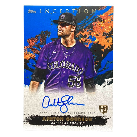 TOPPS MLBカード INCEPTION ASHTON GOUDEAU ROCKIES 02/25 #RESA-AGO 中古 IT2