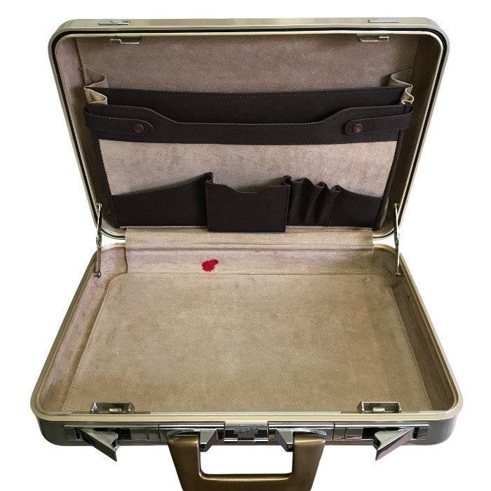 ZERO HALLIBURTON ゼロハリバートン アタッシュケース メンズ ビジネス ブリーフケース ヴィンテージ ナンバーロック シルバー 中古 T1