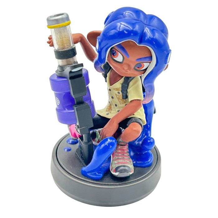 amiibo スプラトゥーン ヒメ イイダ インクリング オレンジ オクトリング ブルー 4体 セット アミーボ テンタクルズ スマブラ ゲーム ホビー 中古 W４
