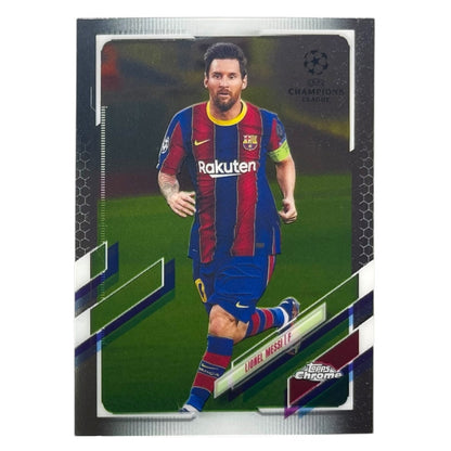 TOPPS サッカーカード CHROME LIONEL MESSI BARCELONA #1 中古 IT2