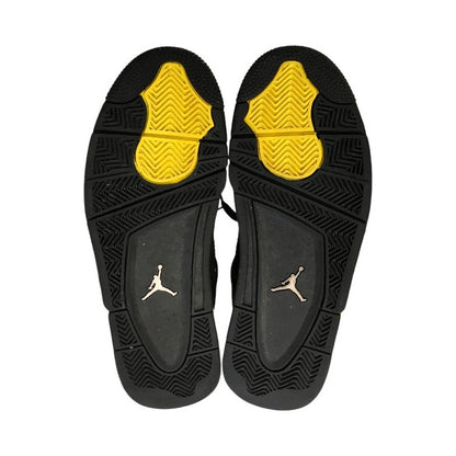 NIKE AIR JORDAN 4 RETRO THUNDER エアジョーダン 4 レトロ サンダー スニーカー メンズ ローカット 2023年 ブラック/イエロー 26cm DH6927-017 中古 T1