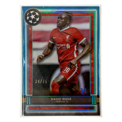 TOPPS サッカーカード MUSEUM COLLECTION SADIO MANE LIVERPOOL 34/75 #26 中古 IT1