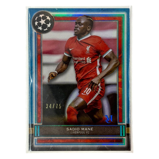 TOPPS サッカーカード MUSEUM COLLECTION SADIO MANE LIVERPOOL 34/75 #26 中古 IT1