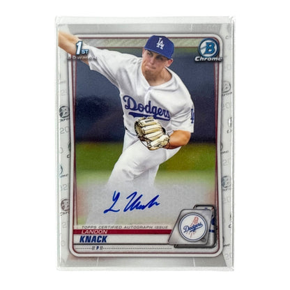TOPPS MLBカード BOWMAN CHROME 1ST LANDON KNACK LOS ANGELES DODGERS #CDA-LK 中古 IT1