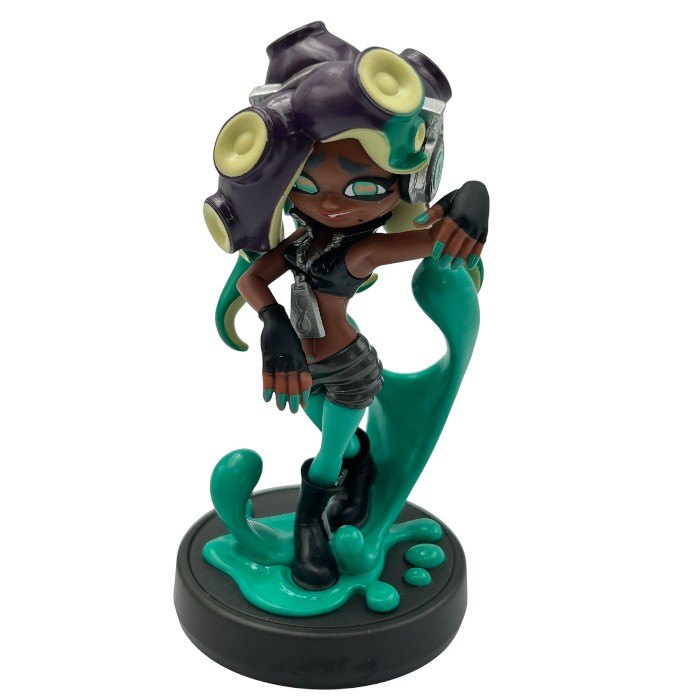 amiibo スプラトゥーン ヒメ イイダ インクリング オレンジ オクトリング ブルー 4体 セット アミーボ テンタクルズ スマブラ ゲーム ホビー 中古 W４