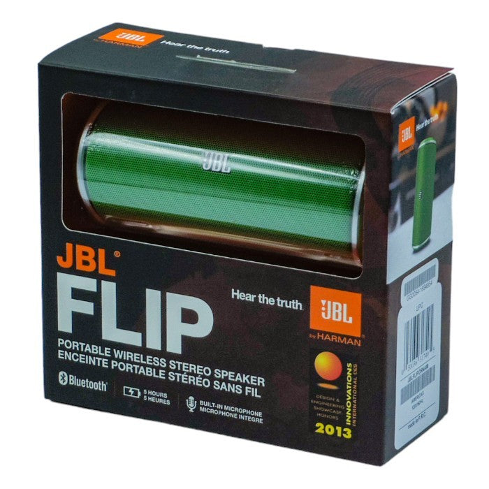 未使用品 HARMAN JBL FLIP PORTABLE WIRELESS STEREO SPEAKER 中古 a1