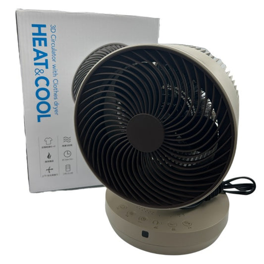 THREE UP スリーアップ ヒート＆クール 衣類乾燥機能付 3Dサーキュレーター HC-T1906 家電 冷風 熱風 梅雨 中古 W４