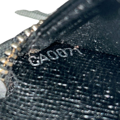 LOUIS VUITTON ルイ・ヴィトン タイガ ポルトビエ モネジップ 二つ折り 財布 M30672 レザー コンパクト ファスナー ブランド 中古 W４