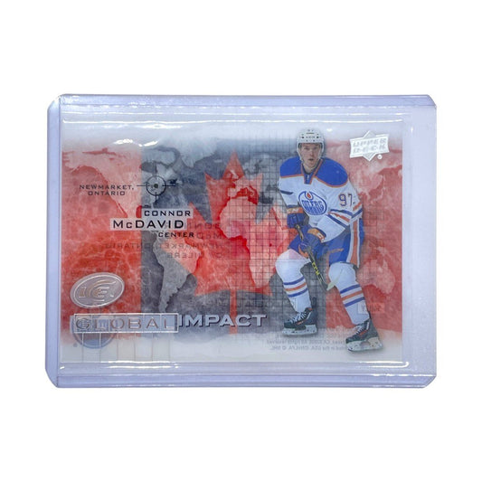 UPPER DECK NHLカード GLOBAL IMPACT CONNOR McDAVID OILERS #GI-CM 中古 IT1