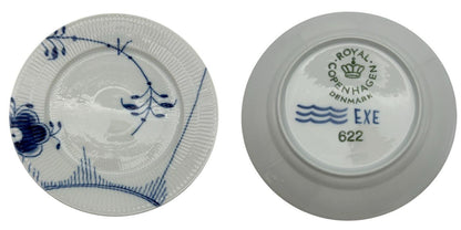 未使用品 ROYAL COPENHAGEN ロイヤルコペンハーゲン ブルーフルテッド 6枚 セット プレート 22cm 皿 大皿 洋食器 中古 W1