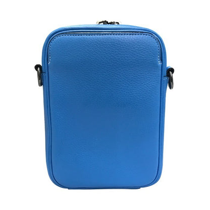 COACH コーチ スタントン クロスボディ ショルダーバッグ メンズ レザー 斜め掛け ポーチ ブルー CL948 中古 T1