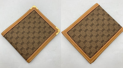 GUCCI オールドグッチ マイクロGG 2つ折り財布 札入れ 中古 D4