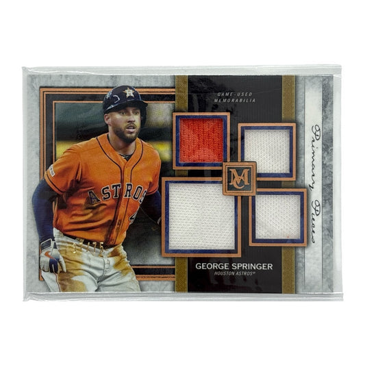 TOPPS MLBカード MUSEUM COLLECTION GEORGE SPRINGER HOUSTON ASTROS 37/75 #SPQR-GS 中古 IT1