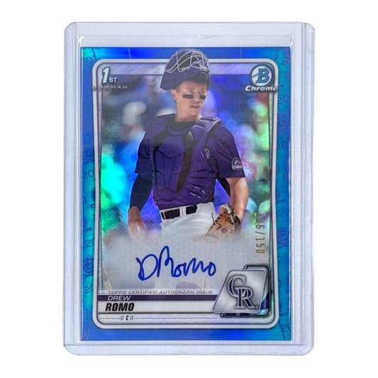 TOPPS MLBカード BOWMAN CHROME 1ST DREW ROMO COLORADO ROCKIES /150 #CDA-DR 中古 IT1