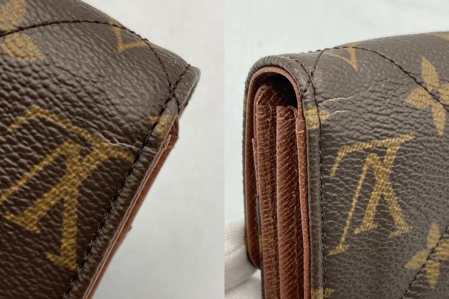 LOUIS VUITTON ルイヴィトン モノグラム ポルトフォイユ サラ エトワール M66556 中古 D4