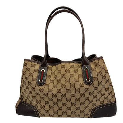 グッチ GUCCI プリンシー GGキャンバス トートバッグ 163805 鞄 ブランド レディース レザー おしゃれ 中古 W４
