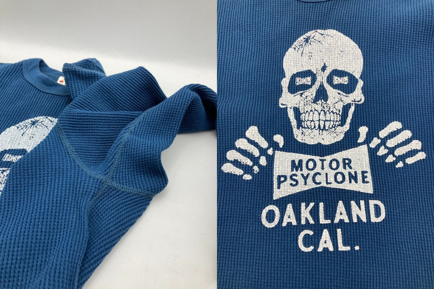 FREEWHEELERS フリーホイーラーズ POWER WEAR "Hello There" クルーネック サーマル  ロングスリーブ サイズM 中古 D4