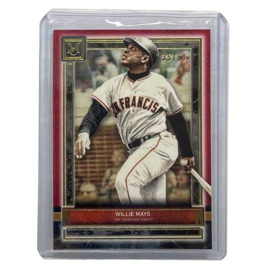 TOPPS MLBカード MUSEUM COLLECTION WILLIE MAYS SAN FRANCISCO GIANTS /50 #1 中古 IT2