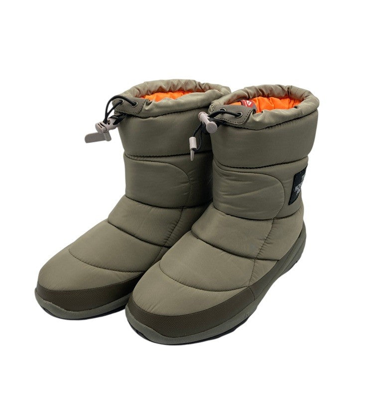 THE NORTH FACE ノースフェイス Nuptse Bootie WP V MIL NF51681 セージグリーン サイズ27cm メンズ 中古 D4